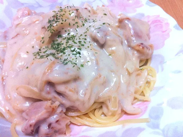 チキンクリームパスタ|harukaさん