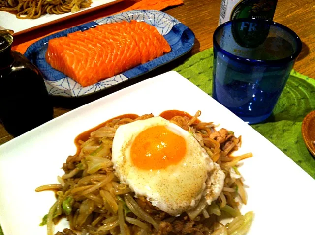 焼きそば  刺身|高田恵子さん