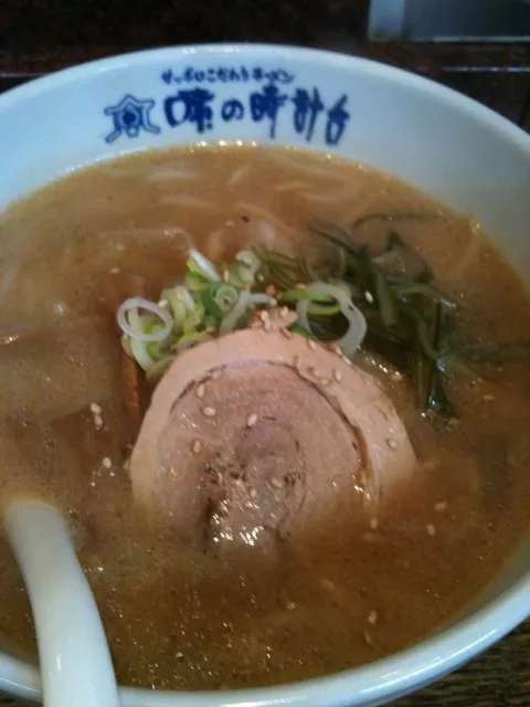 Snapdishの料理写真:味噌ラーメン。ちょっぴりカレーライスもね（＾∇＾）|しーさん