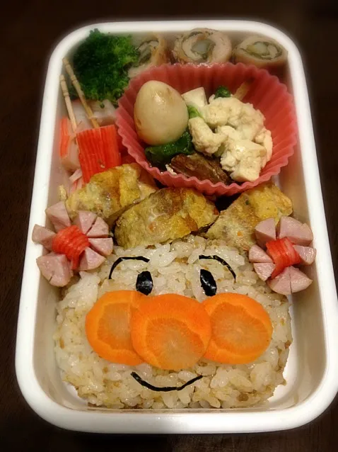 Snapdishの料理写真:初のキャラ弁♡アンパンマン|YuKiKoさん