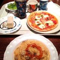 Snapdishの料理写真:パスタ、ピザ|ayakaさん