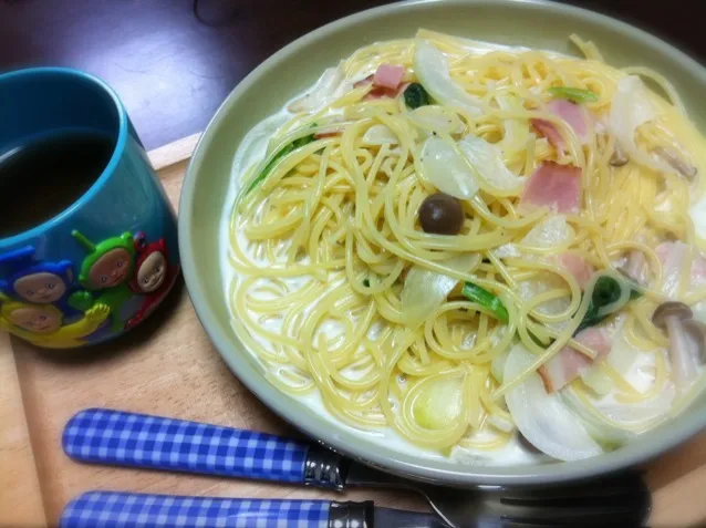 野菜のミルクパスタ|neさん