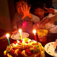 Snapdishの料理写真:3歳お誕生日おめでとう☆|ゆかさん