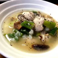 Snapdishの料理写真:鶏ささ身の参鶏湯|yoshitakaさん