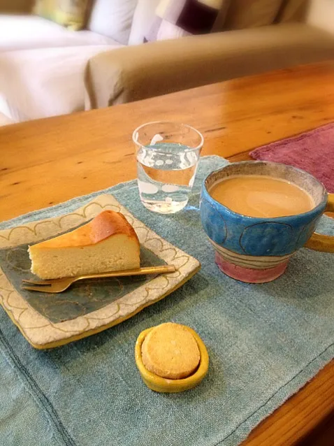 Snapdishの料理写真:ソウヤココのチャイとチーズケーキ|lattemikoさん