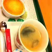 Snapdishの料理写真:あったかプリンチーズスフレセット|midori watanoさん