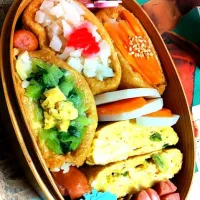 Snapdishの料理写真:先輩の手作り弁当|yaesu-！さん