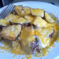 fried potatoes w/ mexican cheese|LMさん