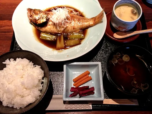 ノドクロの煮付け定食★十代目彌左エ門|sanfanさん