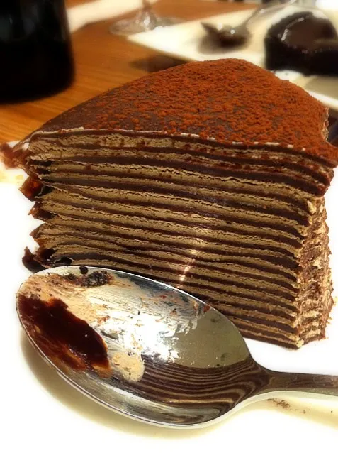 Snapdishの料理写真:chocolate mille crepe|karen limさん