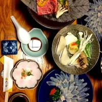 Snapdishの料理写真:ふぐ会席|Yuki Toyodaさん