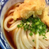 Snapdishの料理写真:豚天うどん|hirokoさん