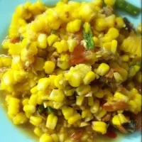 Snapdishの料理写真:Corn papaya again|NuneNuneyさん