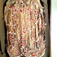 dark and white chocolate and peppermint bark|vanessa kenneyさん