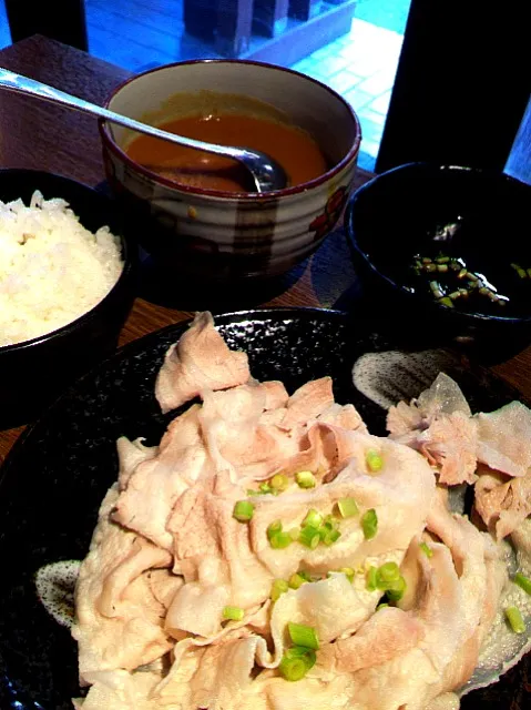 豚しゃぶポン酢定食|shuさん