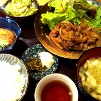 Snapdishの料理写真:日替わりランチ|みおりさん