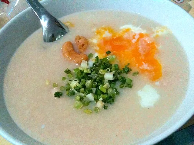 Congee with Chicken preserved egg|sasi-sOmさん