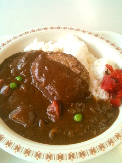 ハンバーグカレー（＾∇＾）530円なり。市役所だよ|しーさん