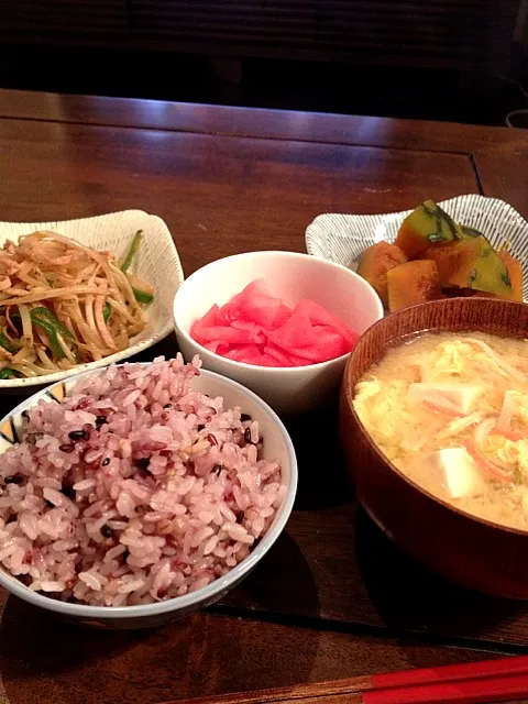 一汁一菜 野菜多め食|aquaseedさん