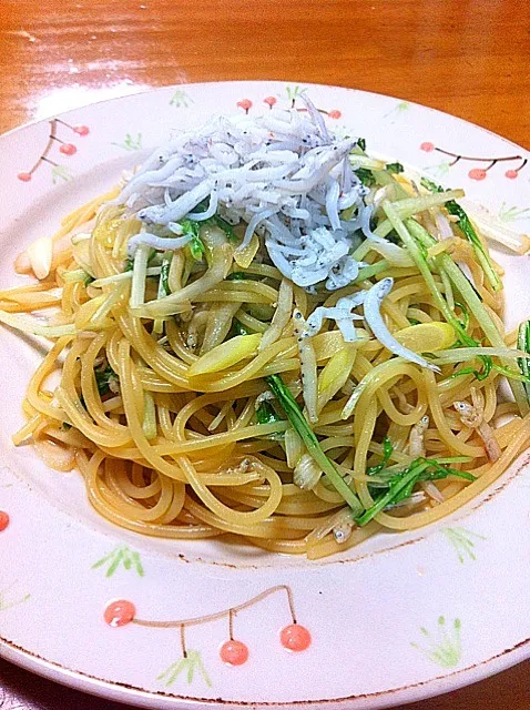 しらすと水菜のポン酢パスタ|natsuさん