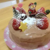 Snapdishの料理写真:クリスマスケーキ|asami miyamotoさん