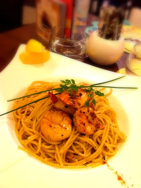 Seafood Aglio Olio|szeminさん