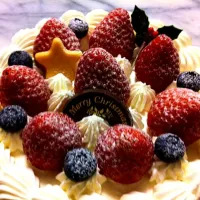 Snapdishの料理写真:クリスマスケーキ|tomoさん