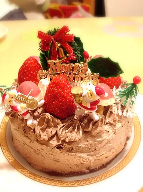 娘たちが作ったクリスマスケーキ|不動南平さん