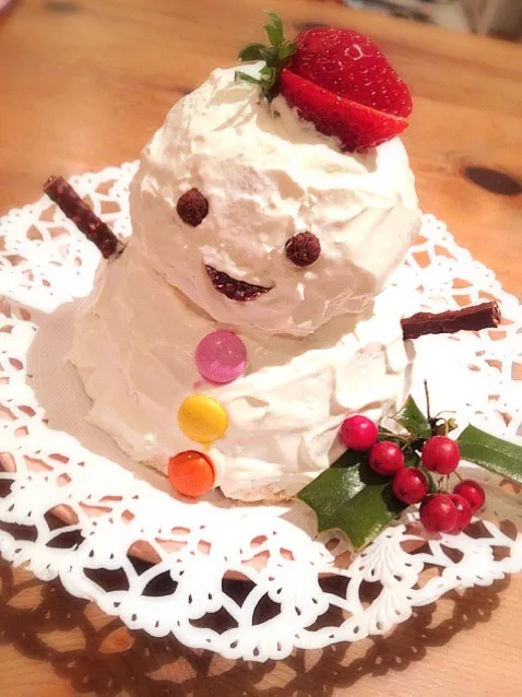 雪だるまケーキだょ♪|akiberryさん