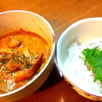 Snapdishの料理写真:タイ風レッドカレー|小崎 あいさん