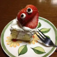 Snapdishの料理写真:Xmasケーキ|nacchiさん