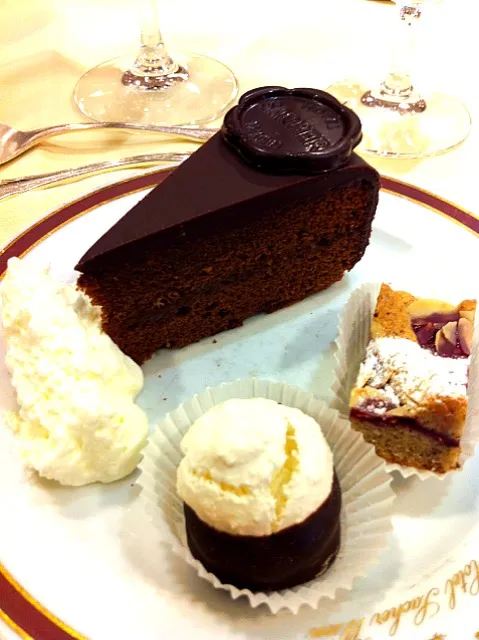 Snapdishの料理写真:sacher torte put me over my limit|lauren shannonさん