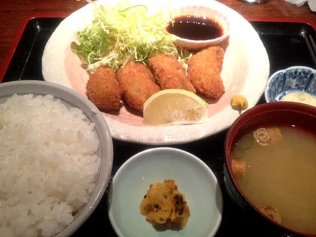 カキフライ定食|ツッキーさん