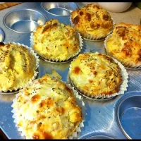 Snapdishの料理写真:ham n cheese muffins|phyllisさん