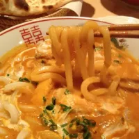 Snapdishの料理写真:シーフードカレーうどんにしました @ スバ・ラクシュミ  マイルドにしたら美味しかったです。|nobuhiko katoさん