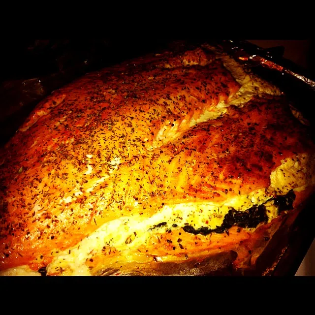 Baked Stuffed Salmon|Chef Nichole Adrianeさん