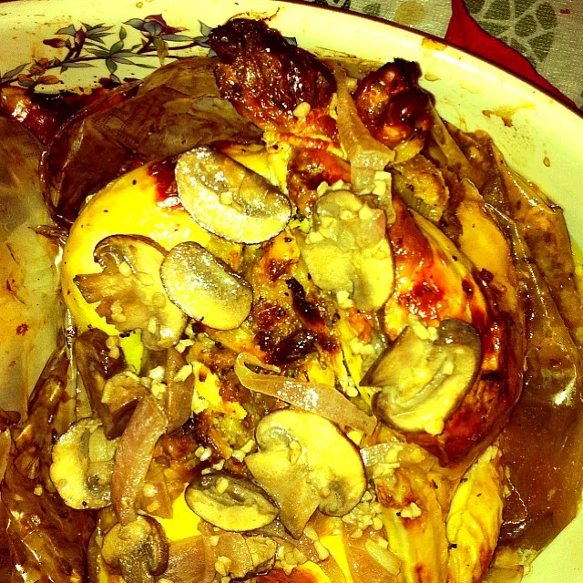 Cornish Hens in White Wine Mushroom Sauce|Chef Nichole Adrianeさん