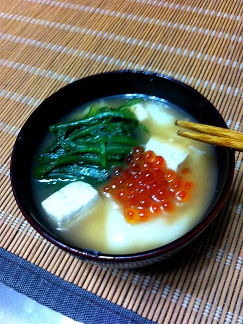 お醤油出汁の柔らかプチお雑煮＠自宅|akichomeさん