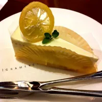 Snapdishの料理写真:グラマシーのレアチーズケーキ|terumin917さん