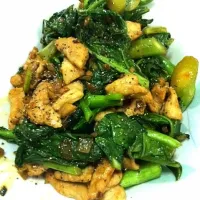 stir fry kailan with pork|ittory tanさん