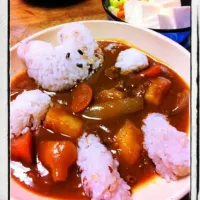 Snapdishの料理写真:ネコさんカレー|まりりんさん