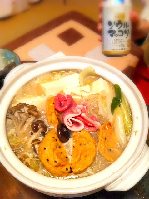 Snapdishの料理写真:豆乳白味噌鍋|mopeさん