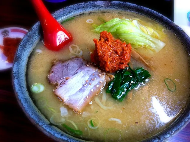 赤湯からみそラーメン|きむらゆりかさん