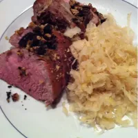 Snapdishの料理写真:Encrusted Pork, and Kraut.|Colin Bowersさん