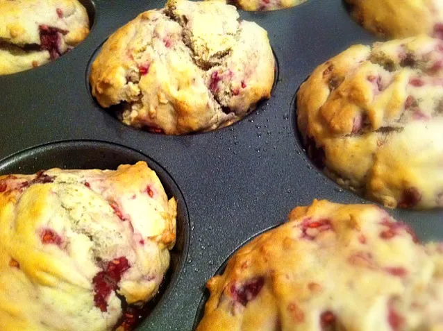 vegan raspberry muffins (baked)|Gabiさん