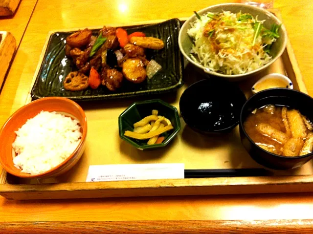 新年初の外食は大戸屋|おまめさん