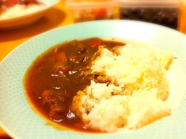 おせちもいいけどカレーもね！(でもおせちの残りも一緒に食卓に出す)|liccaさん