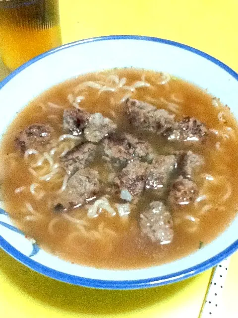 Snapdishの料理写真:肉みそラーメン|yoshieさん