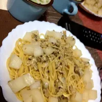 アサリとカブのパスタ|toyuさん