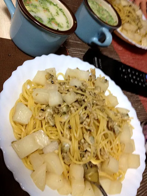 アサリとカブのパスタ|toyuさん